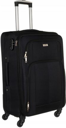 PETERSON walizka podróżna miękka bagaż średnia z wysuwanym uchwytem