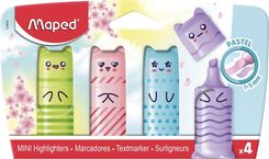 Zdjęcie Maped Zakreślacz Mini Kawaii Pastel Mix 4Szt. - Rypin