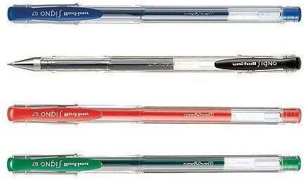 Uni Długopis Żelowy Um-100 Signo Zielony