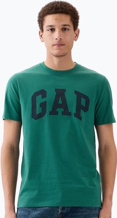 Gap Koszulka Męska Soft Basic Logo Jade Stone