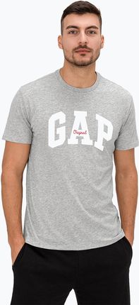 Gap Koszulka Męska Logo Original Tee Grey Heather