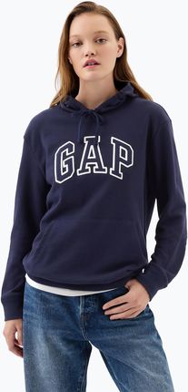 Gap Bluza Damska Heritage French Logo Hoodie Navy