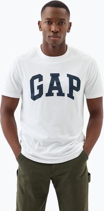 Gap Koszulka Męska Soft Basic Logo White Global
