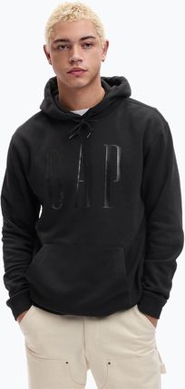 Gap Bluza Męska Shine Logo Hoodie True Black