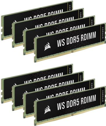 Pamięć RAM Corsair WS DDR55600 256GB CL40 Octa Channel Optymalizowane przez AMD Zielony (CMA256GX5M8B5600Z40)