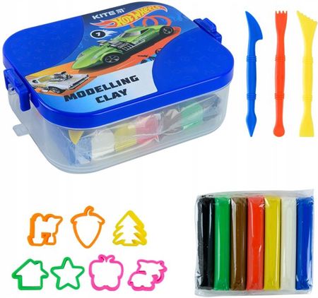 Plastelina 7 Kolorów z narzędziamy w pudełku Szkolna Dla Dzieci Kite