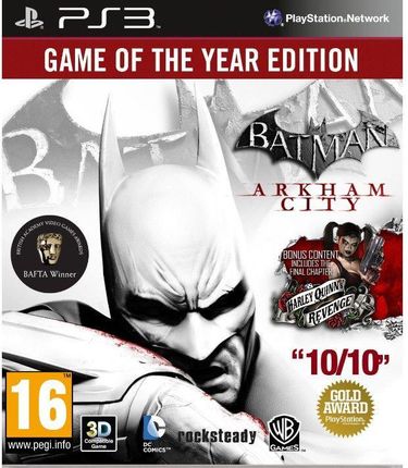 Batman Arkham City GOTY (Gra PS3)
