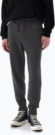 Spodnie męskie GAP Heritage French Terry Loggo Jogger charcoal heather grey | WYSYŁKA W 24H | 30 DNI NA ZWROT