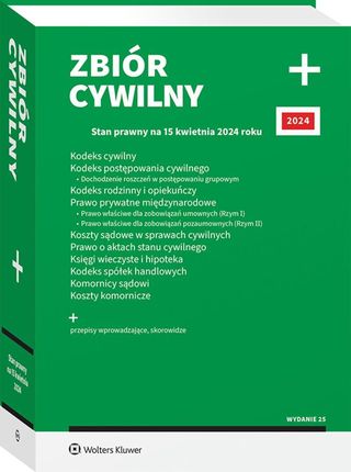 Kodeks cywilny. Kodeks postępowania cywilnego. Dochodzenie roszczeń w postępowaniu grupowym. Kodeks rodzinny i opiekuńczy. Prawo prywatne międzynarodo