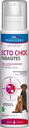 Francodex Spray Przeciwpasożytniczy Ecto Choc Parasites Pies I Kot 200Ml Fri72472