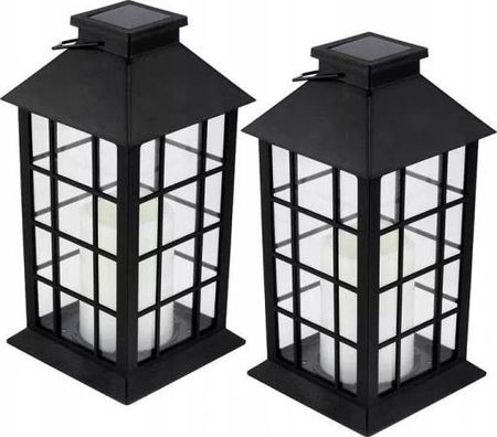 2x Latarenka ogrodowa LED SOLARNA Lampion Latarnia SuperLED