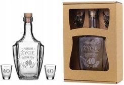 Karafka Kieliszki Zestaw Prezent Na 18-70 Urodziny Upominek