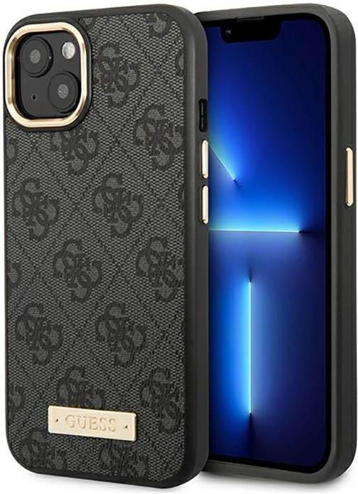 Véritable coque de protection contre les chocs Guess 4G logo en métal