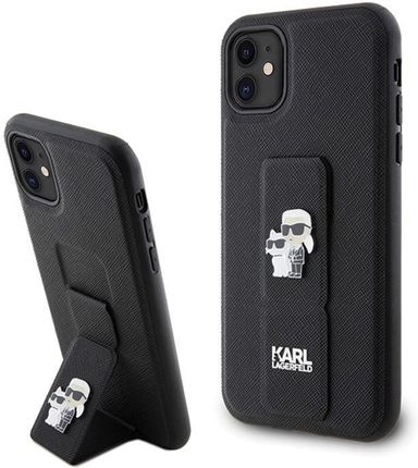 Karl Lagerfeld Gripstand Saffiano Choupette Pins Etui Iphone 11