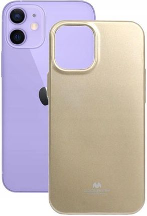 Mercury Etui Obudowa Pokrowiec Case Do Apple Iphone 12 Mini Jelly Złote