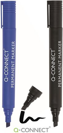 Q-Connect Marker Permanentny 3-5Mm Ścięty Niebieski