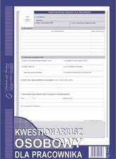 Zdjęcie Michalczyk I Prokop Kwestionariusz Osobowy Dla Pracownika A4 (Offset) - Ropczyce