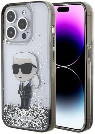 Karl Lagerfeld Liquid Glitter Ikonik Etui Iphone 15 Pro Max
