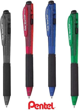 Pentel Długopis Żelowy Wow! Gel K437Cr Zielony