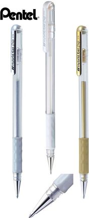 Pentel Długopis Żelowy Hybrid Gel Grip K118 Złoty