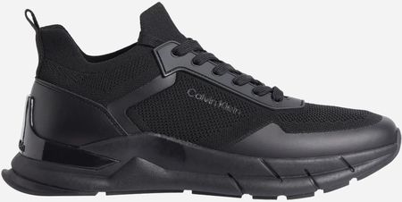 Calvin Klein Sneakersy męskie z siatki na grubej podeszwie do kostki CKHM0HM012660GJ Czarne