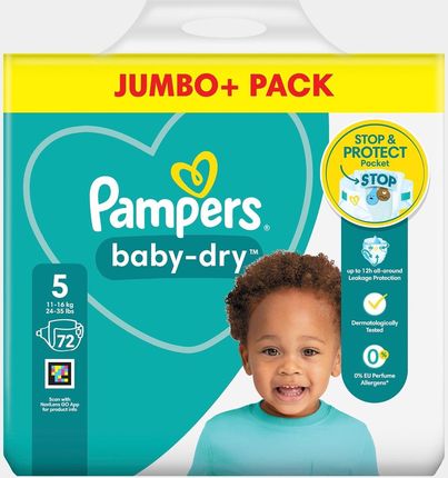 Pampers Baby Dry 5 72 szt