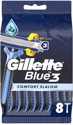 Gillette, Blue 3 Comfort Slalom, Maszynki Do Golenia, 8szt.