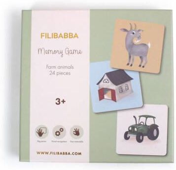 Filibabba Gra memory Farm animals