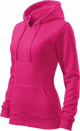 Bluza damska Trendy Zipper 411 purpurowa L