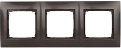 Zdjęcie Kontakt-Simon 54 Premium Ramka Potrójna Antracyt (DR3/48) - Rakoniewice