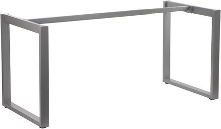 Stelaż ramowy stołu, biurka NY-131A - długość regulowna 100-160 cm, szary, noga o głębokości 60 cm