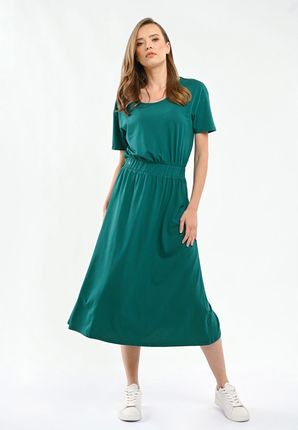 Sukienka Bawełniana Zielona Volcano G-aloe L
