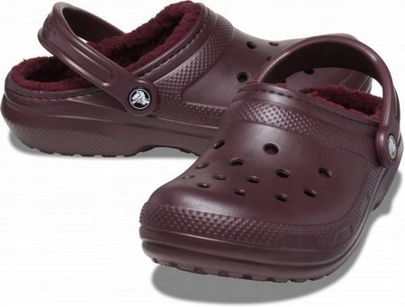 Damskie Ocieplane Klapki Buty Chodaki Crocs Classic Lined 203591 Clog 46-47