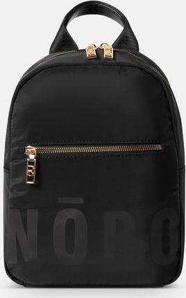 Nylonowy plecak z logo Nobo czarny