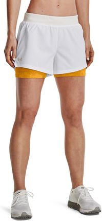 Under Armour Iso-Chill Run 2N1 Short White