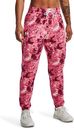 Under Armour Rival Terry Print Jogger Pace Pink