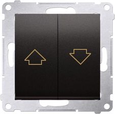 Zdjęcie Kontakt-Simon 54 Premium Przycisk Żaluzjowy z Blokadą Elektryczną Antracyt (DZP1.01/48) - Trzebinia