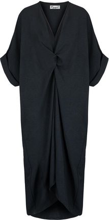 Luźna sukienka oversize tunika z ozdobnym przodem CLEO