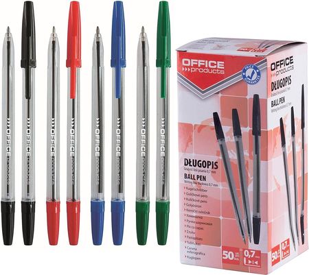 Office Products Długopisy 1.0Mm Niebieskie (50)