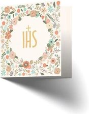 Zdjęcie Zaproszenie Komunijne Kwiatowe - Luboń