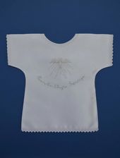 Zdjęcie Szatka Do Chrztu Ze Srebrnym Haftem - Nekla