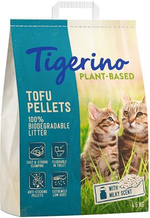 Tigerino Plant-Based Żwirek Na Bazie Tofu Zapach Mleka 2x4,6kg