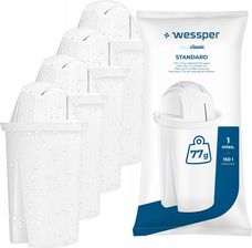 Dzbanek filtrujący Wessper Filtry Wody Aquaclassic Standard Do Szklany 4X 4XWES002