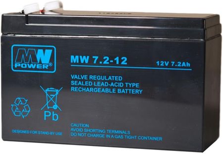 Mpl Akumulator Żelowy 12V/7,2Ah Mw T1 (8736)