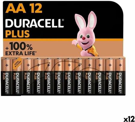 Duracell Baterie Alkaliczne Plus 1,5 V Lr06 (12 Sztuk)