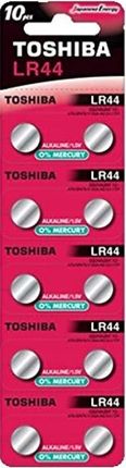 Toshiba 10X  Alkaliczna L1154 Lr44 Ag13 G13 Gp76A A76