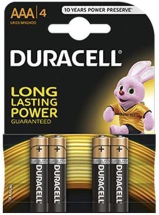 Duracell 4X  Aaa (R3) Basic Baterie Alkaliczne