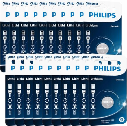 Philips 20 X Cr1620 3V  Guzikowa Litowa