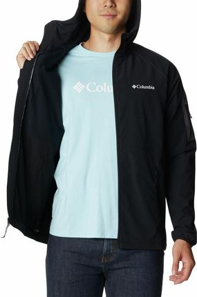 Kurtka męska Columbia Tall Heights Hooded Softshell Wielkość: XL / Kolor: czarny