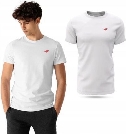 Koszulka Męska 4F T-shirt Bawełniany Podkoszulek Sportowy Limitowana